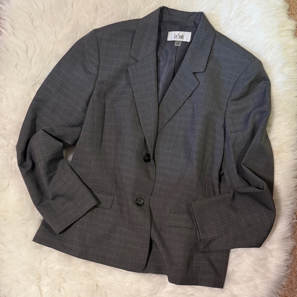 Le Suit Gray Women’s Blazer